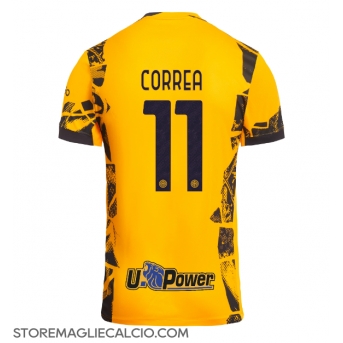 Inter Milan Joaquin Correa #11 Maglia Gara Terza Repliche 2024-25 Maniche Corte